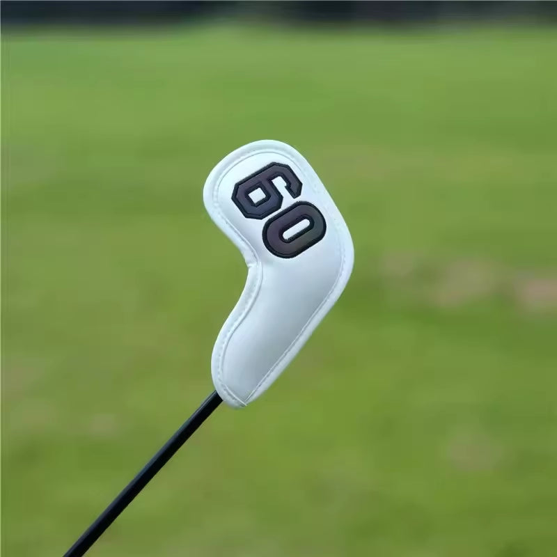 New Golf Wedge Cover Magnetic Buckle Golf Headcover Waterproof PU Leather Golf Cover 48 50 52 54 56 58 60 Golf Club Accessories